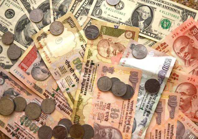 印度卢比对美元汇率是多少？去印度兑卢
